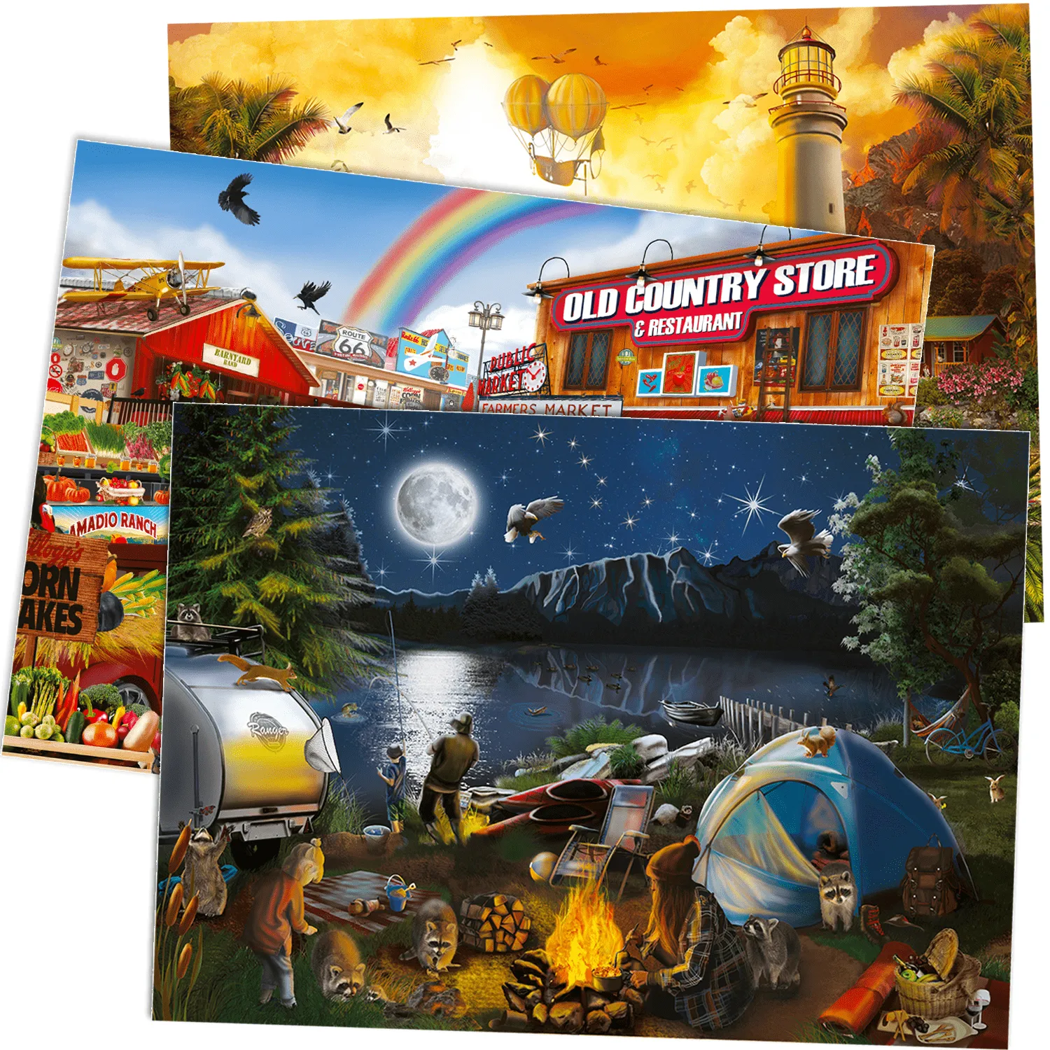 1000 Pcs Jigsaw Puzzle for Adults |Market