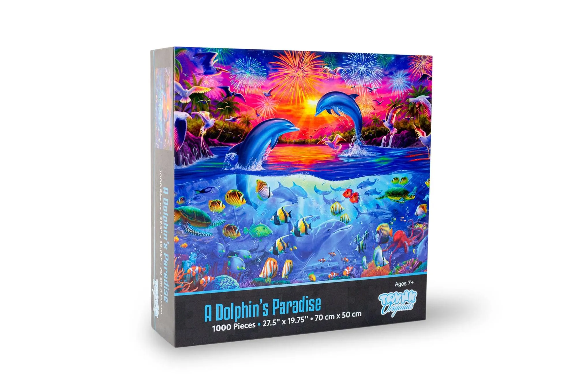 A Dolphin's Paradise Ocean Puzzle For Adults And Kids | 1000 Piece Jigsaw Puzzle