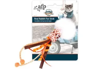 AFP Vintage-Real rabbit fur stick