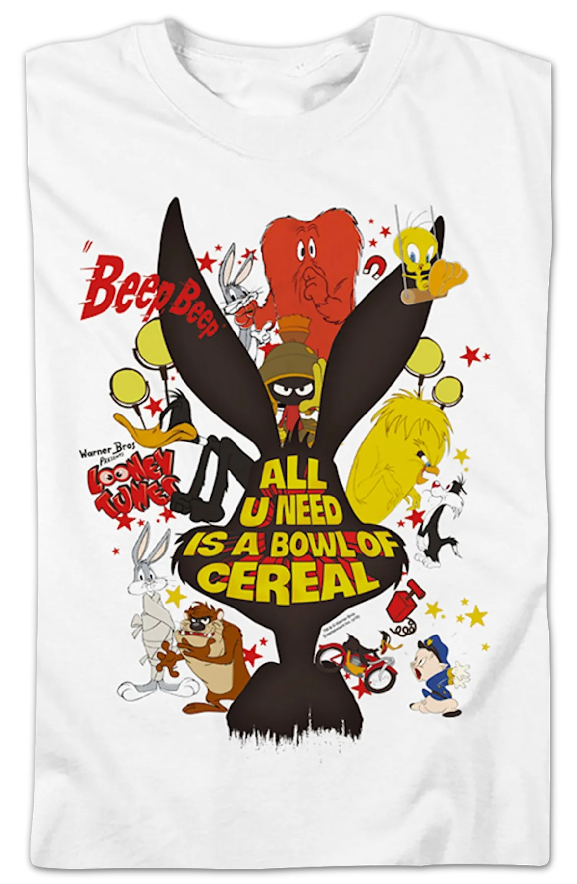 All U Need Is A Bowl Of Cereal Looney Tunes T-Shirt