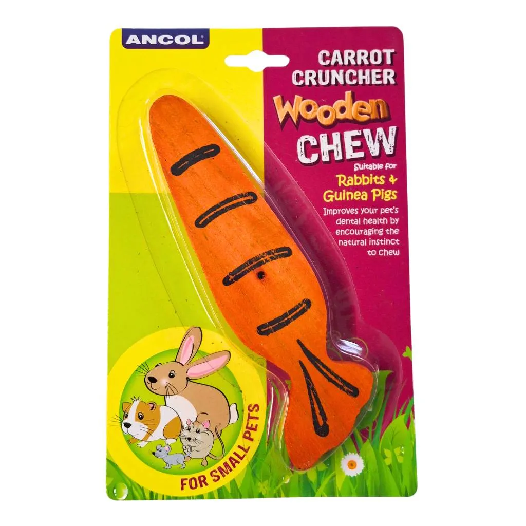 Ancol Carrot Cruncher Wooden Chew