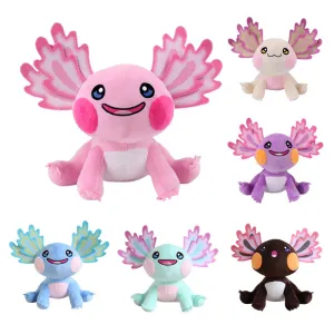 Axolotl Plush Toys Soft Cute Stuffed Animal Pillow Doll