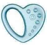 Baby teething | Water teether Heart 2/294 x 1 piece