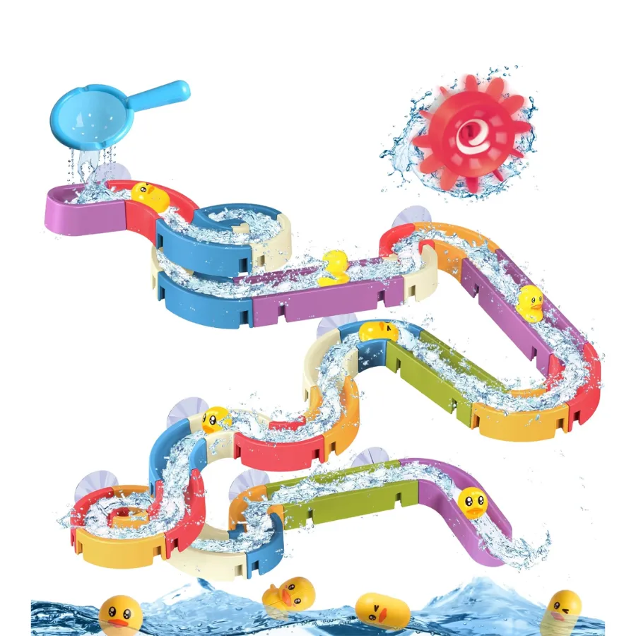 Bath Toys Water Balls Tracks For Kids (49 pieces)