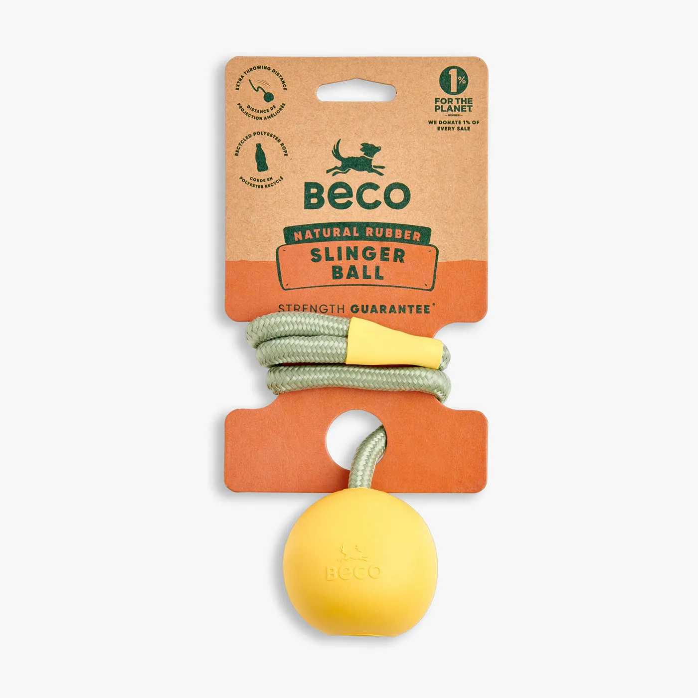 Beco Slinger Ball Yellow