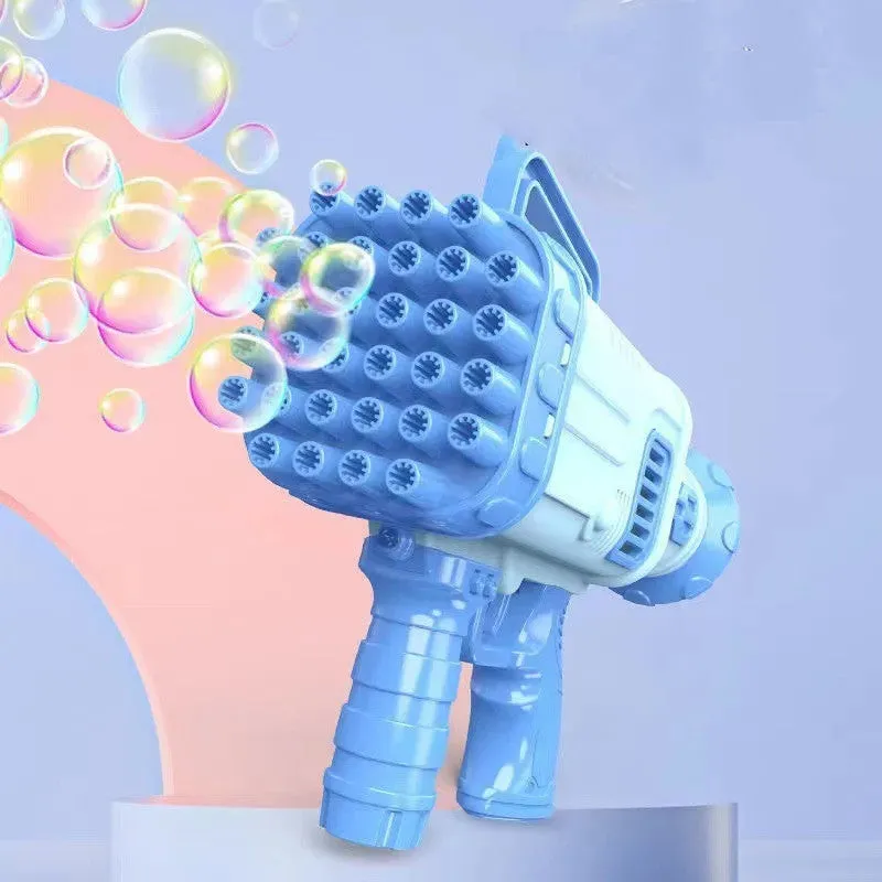 Bubble Machine Electric 32 Holes Bazooka Children's Toy