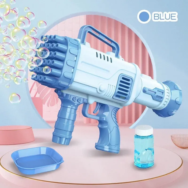 Bubble Machine Electric 32 Holes Bazooka Children's Toy