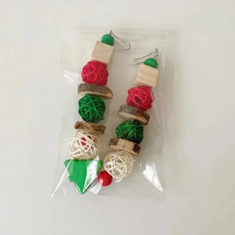 Christmas Bird Chew Toy for Teeth Grinding