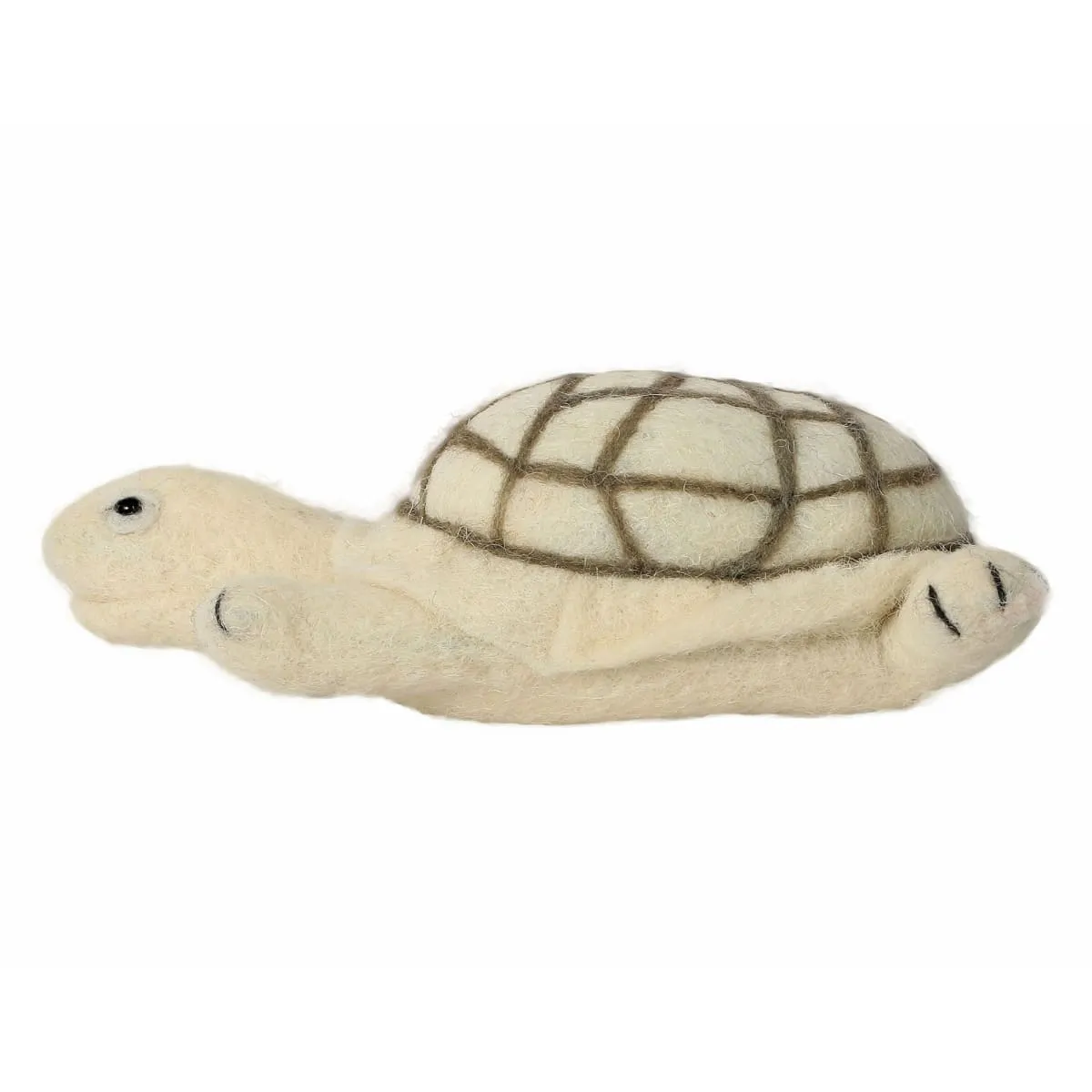 De Kulture Handmade Premium Wool Felt Tortoise Eco Friendly Needle Felted Ornament Stuffed Decorative Showpiece Ideal for Home Office Party Decoration Holiday Décor, 6.5x4x2.5 (LWH) Inches