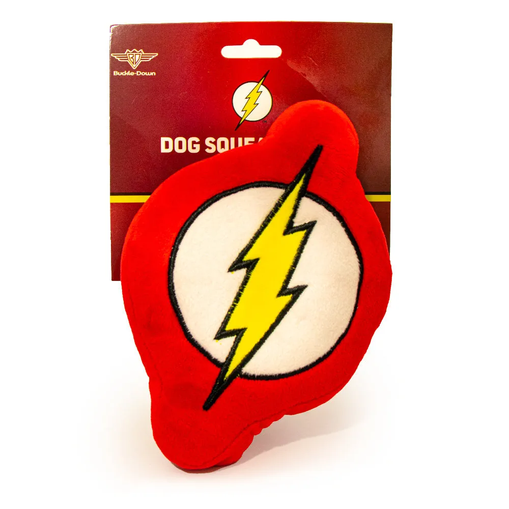 Dog Toy Squeaky Plush - Flash Icon Red White Yellow by Buckle-Down