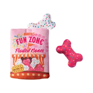 Funzone Bones Hide & Seek Plush Dog Toy