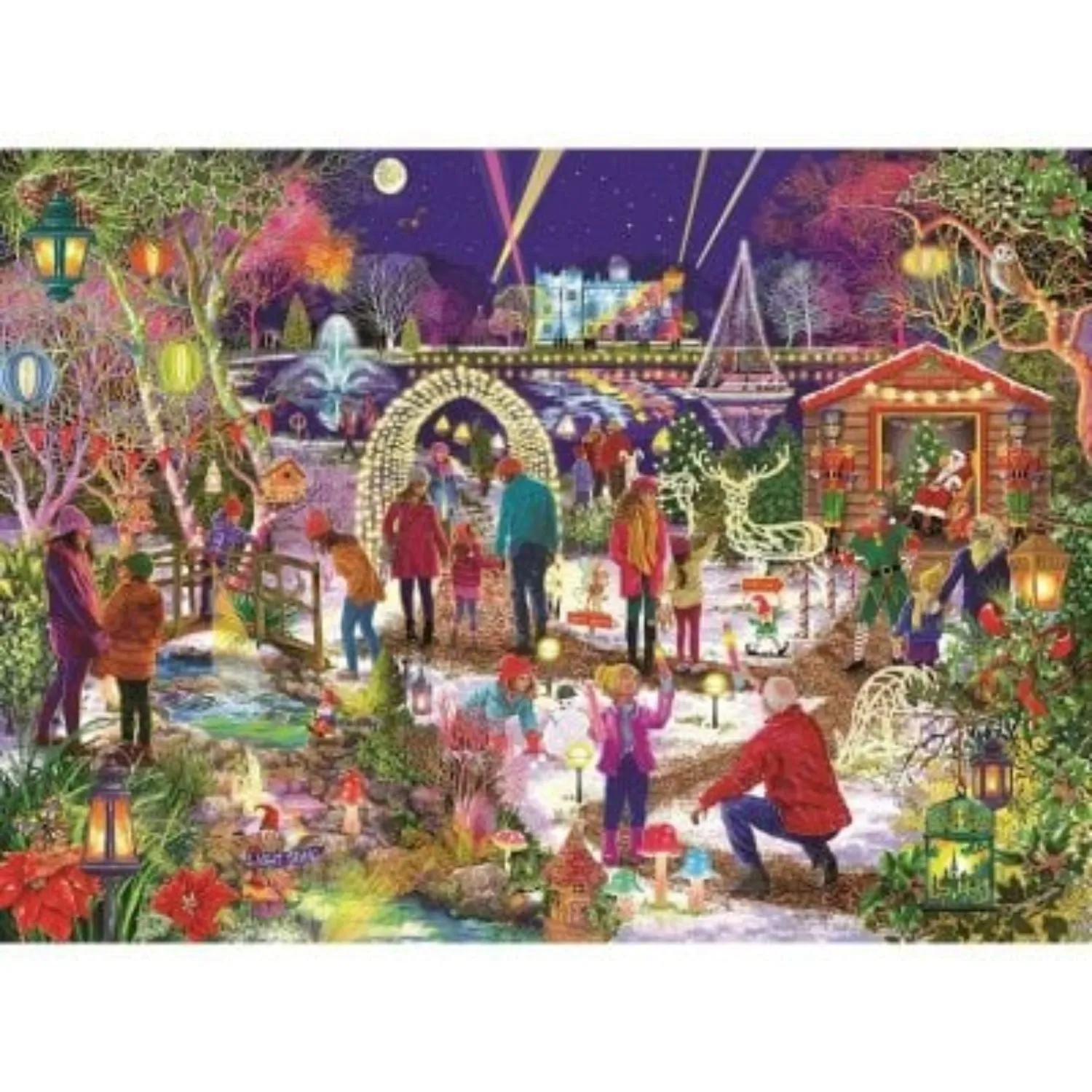 Gibson Games Enchanted Christmas 1000 Piece Jigsaw Puzzle