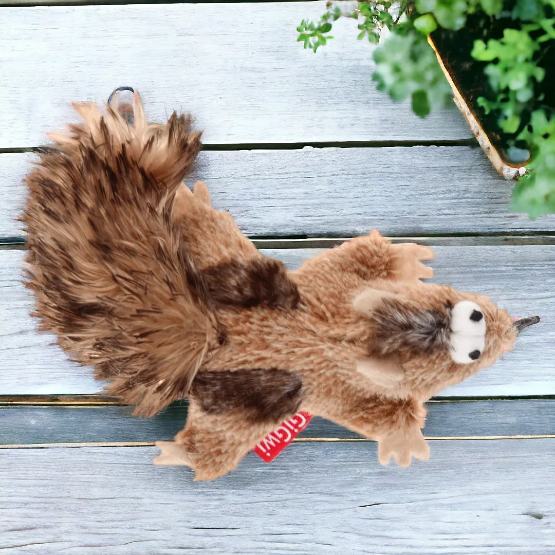 GiGwi Catch & Scratch Catnip Cat Toy - Chipmunk