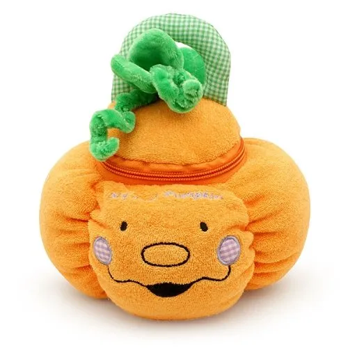 Halloween Stuffed Pumpkin Playset with 4 ct Sensory Toys