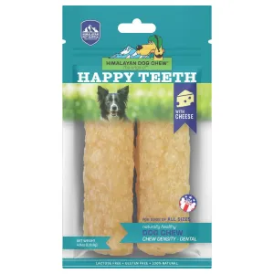 Himalayan Dog Chew Happy Teeth Dog Treats (Cheese) 4oz