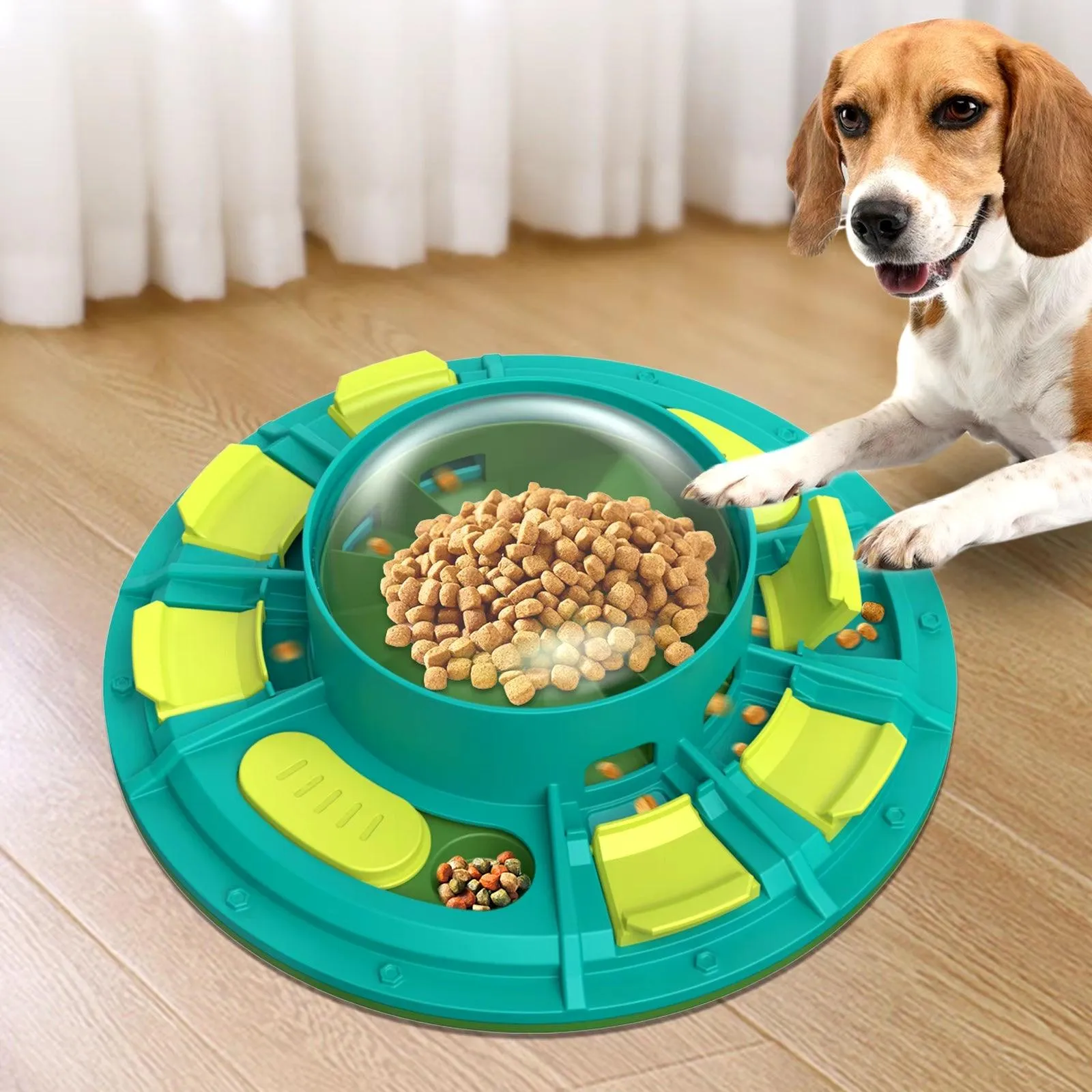 Interactive IQ-Boosting Toys for Dogs and Cats - Slow Feeders for All Sizes, No Batteries Needed!