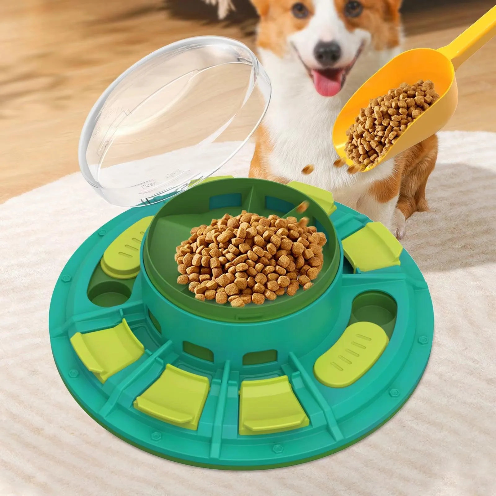 Interactive IQ-Boosting Toys for Dogs and Cats - Slow Feeders for All Sizes, No Batteries Needed!