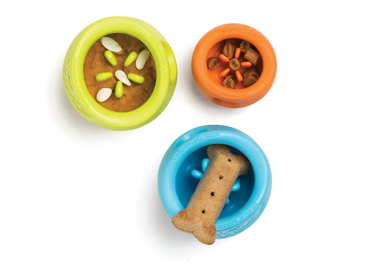 Interactive puzzle, food-dispensing dog toy, Zogoflex Toppl