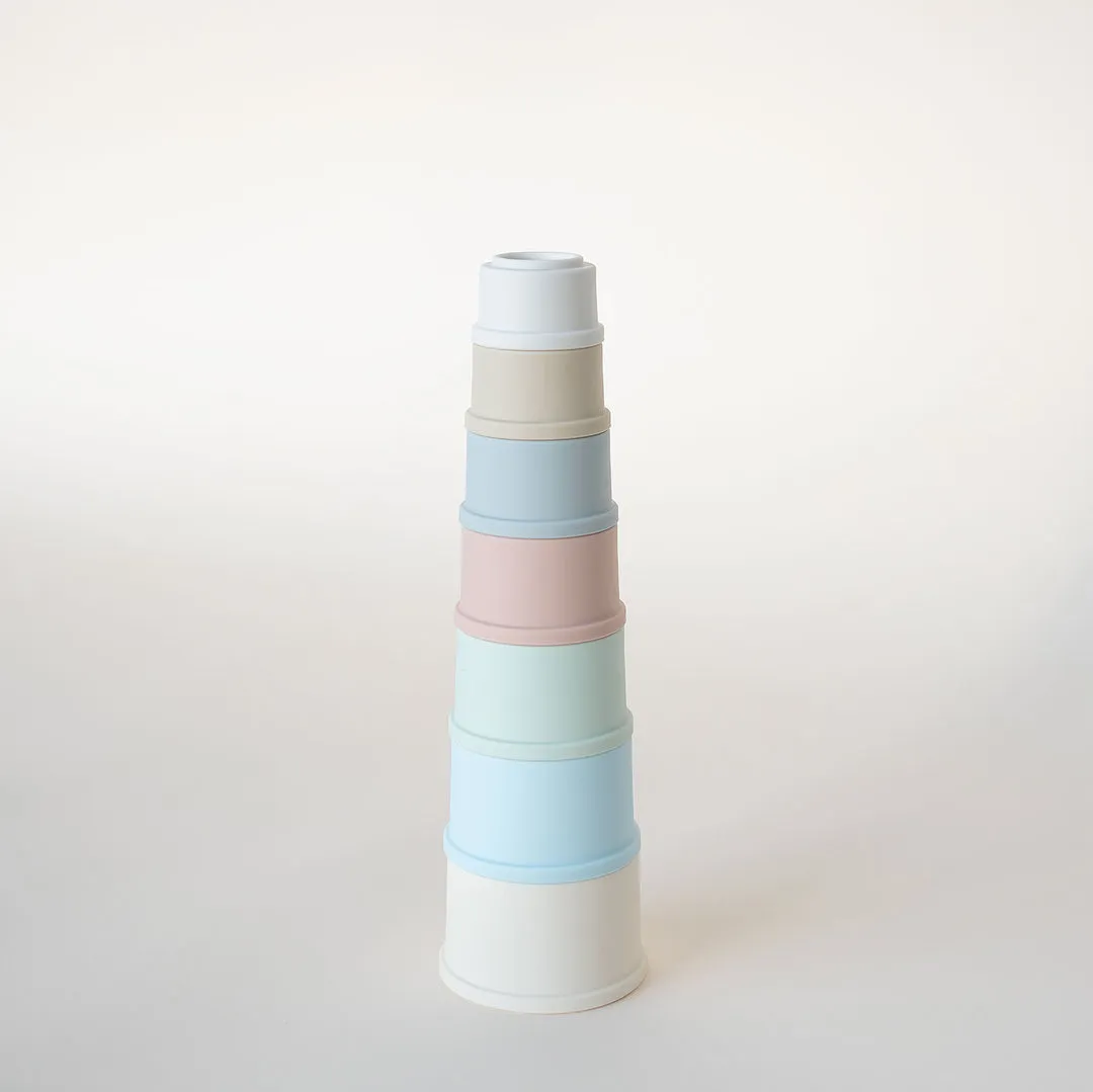 JBØRN Silicone Stacking Tower Cups