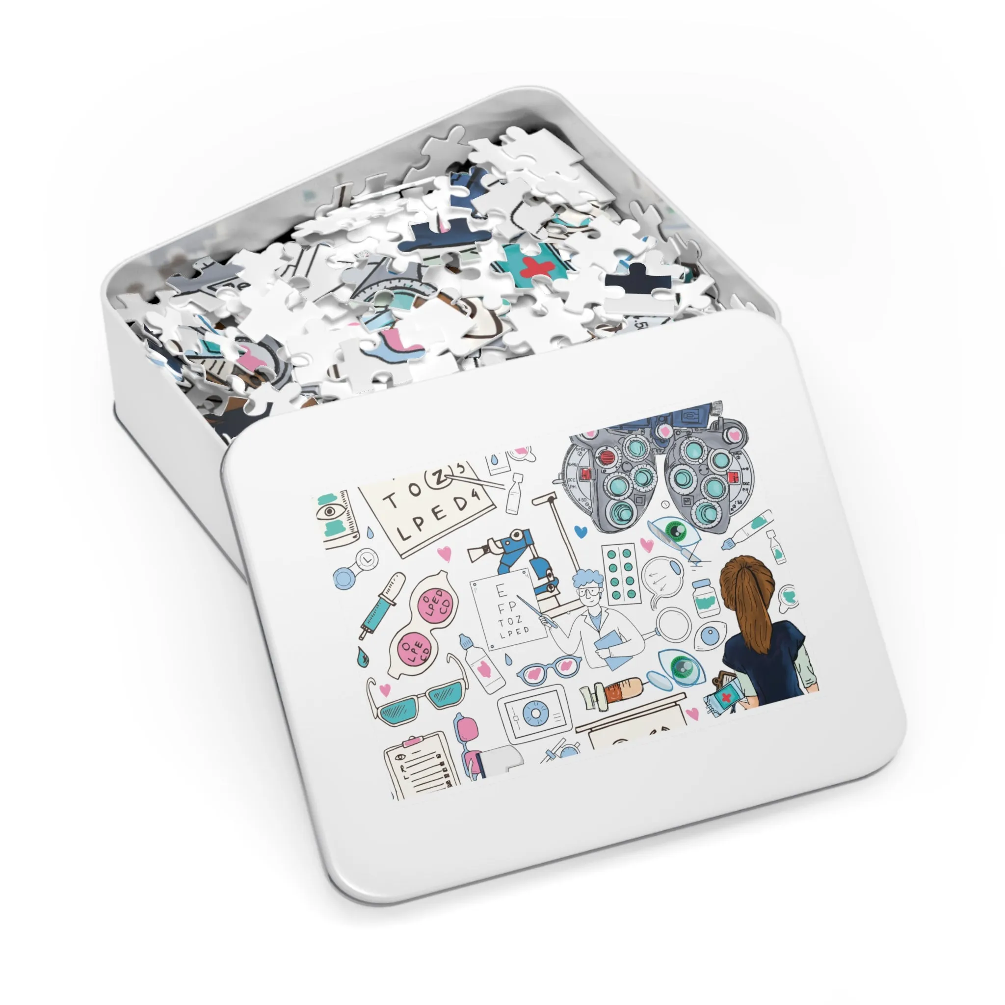 Jigsaw Puzzle, Optometrist, Personalised/Non-Personalised (30, 110, 252, 500,1000-Piece)