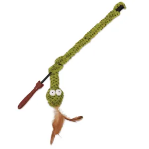 Kazoo Spotty Snake Wand Cat Toy