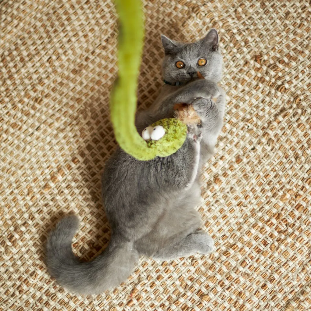 Kazoo Spotty Snake Wand Cat Toy