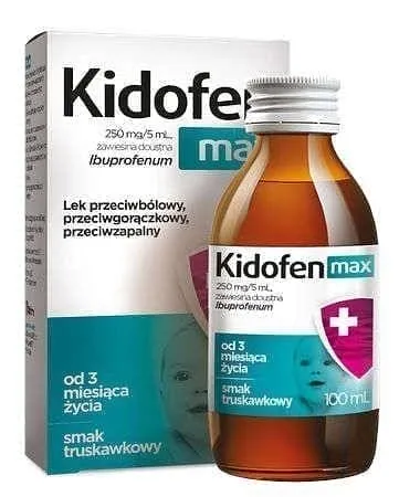 Kidofen Max oral suspension, kids fever