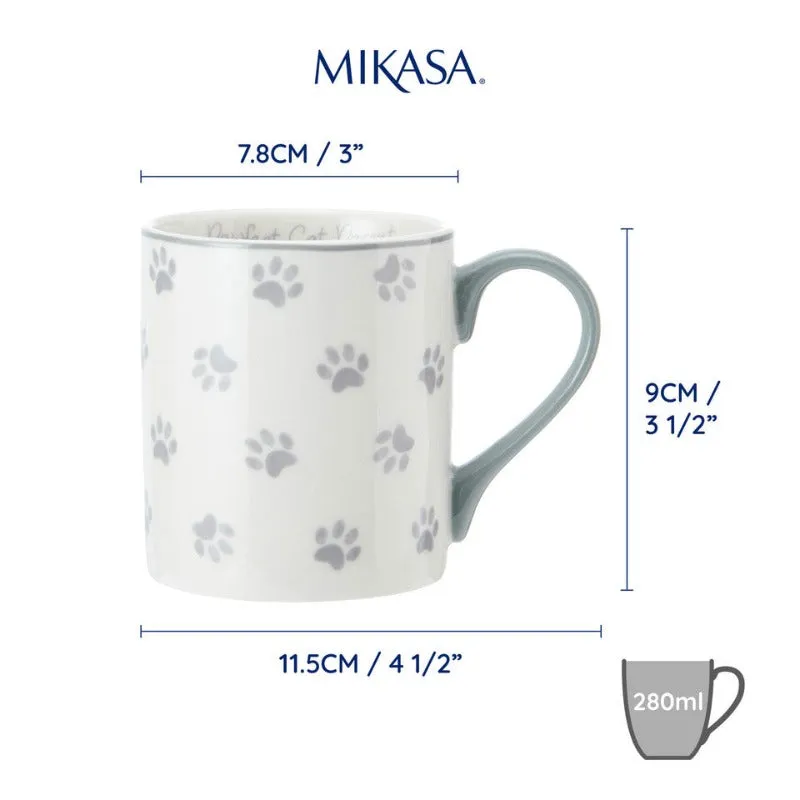 KitchenCraft Mikasa Can Mug Paws 280ml