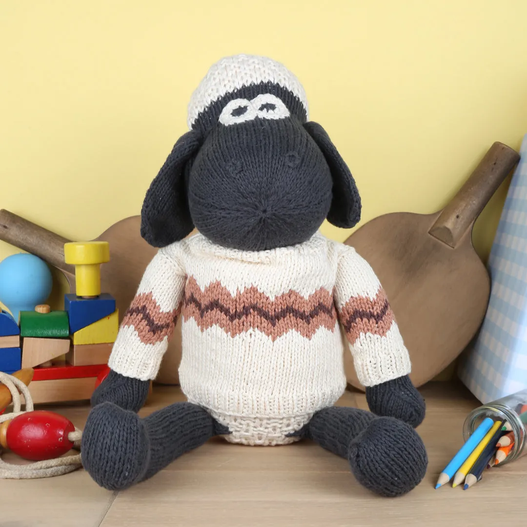 Knitted Shaun The Sheep Plush