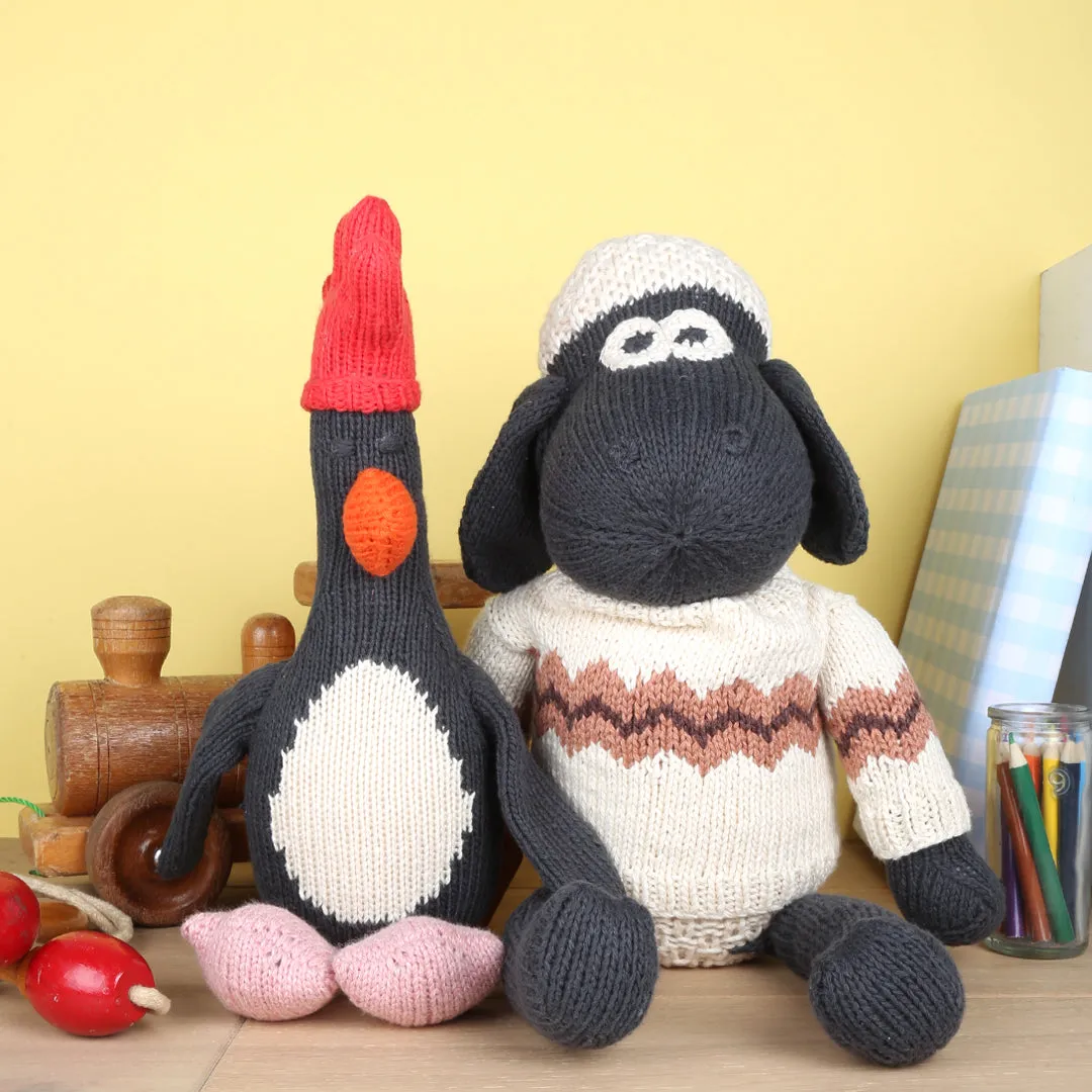 Knitted Shaun The Sheep Plush