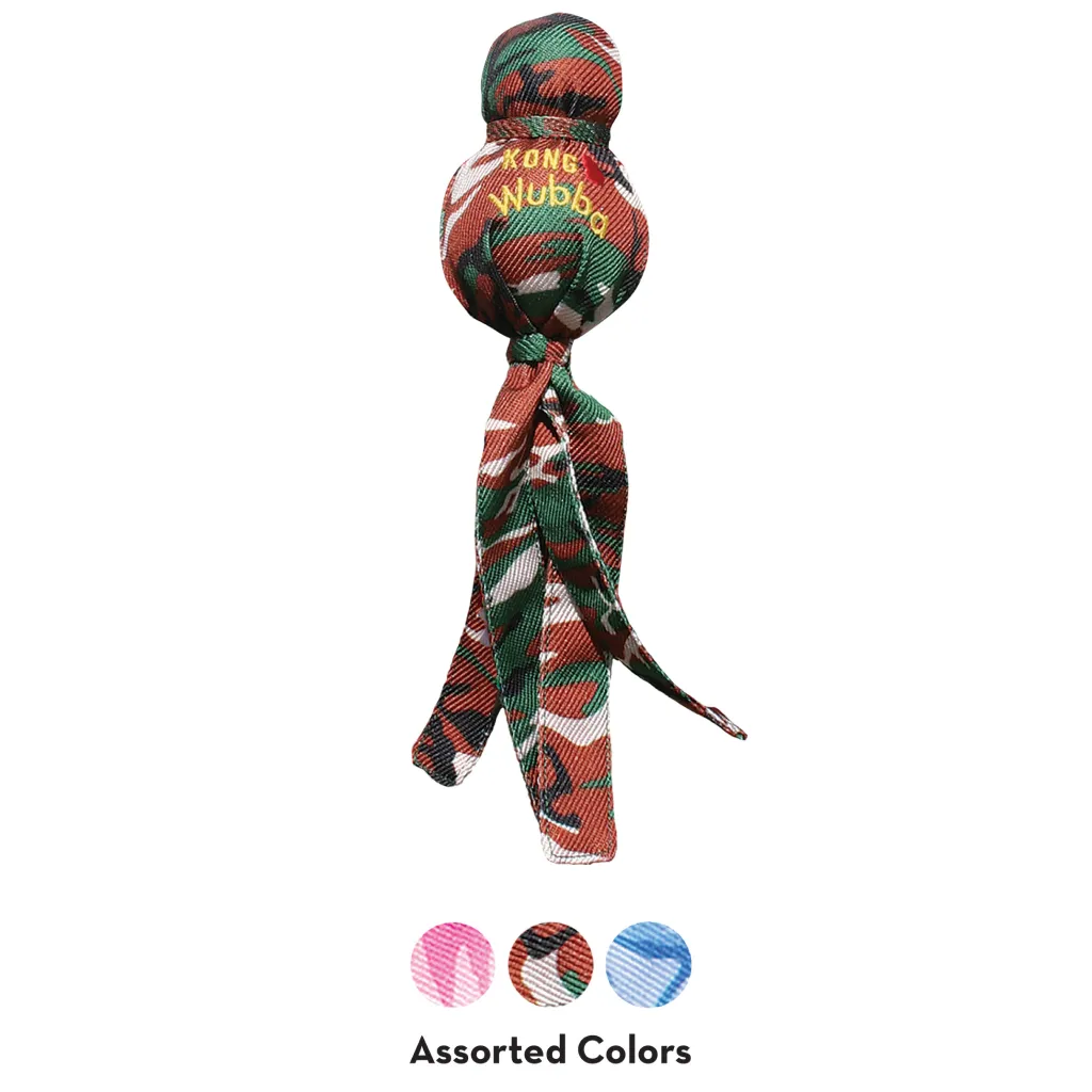 Kong Camo Wubba Toy For Dogs (color varies)