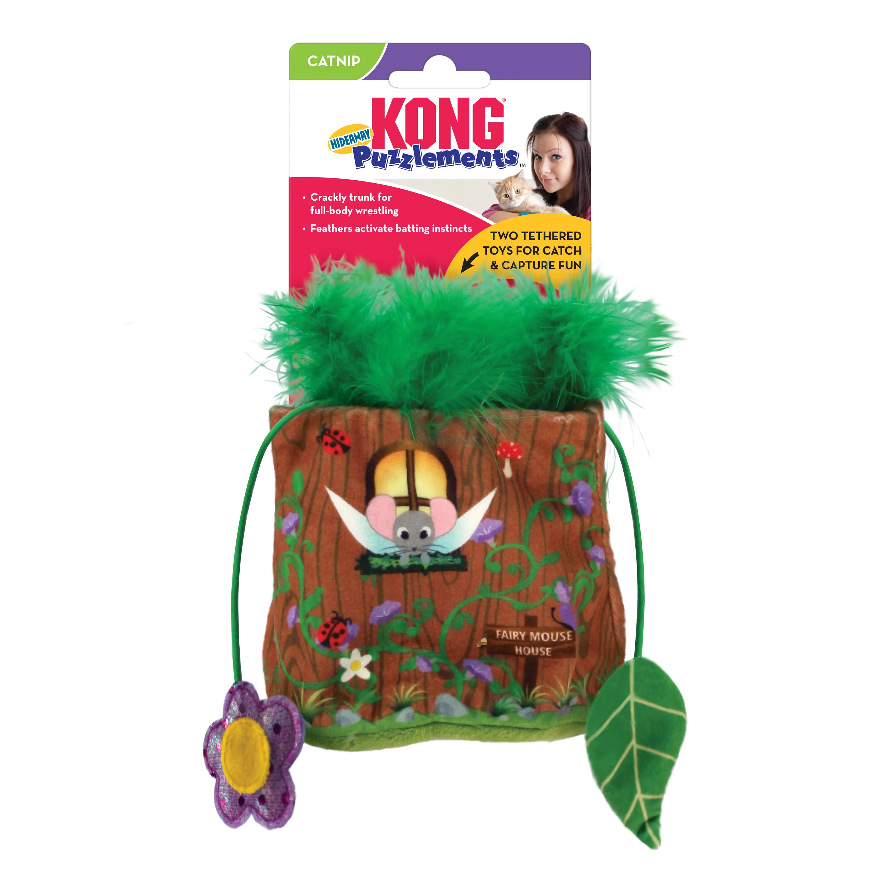 Kong Cat Puzzlements Hideaway Cat Toy