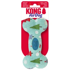 KONG Holiday AirDog Squeaker Bone Medium Dog Toy