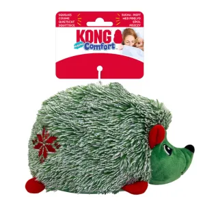 KONG Holiday Comforts Hedgehug Plush Dog Toy