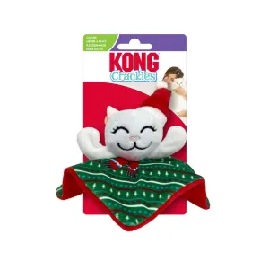 KONG Holiday Crackles Santa Kitty Catnip Cat Toy