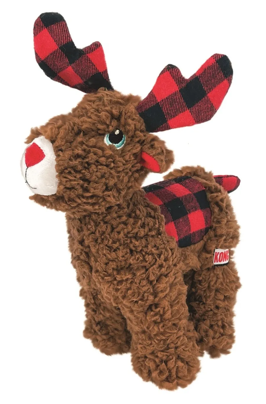 KONG Holiday Sherps Reindeer Plush Dog Toy