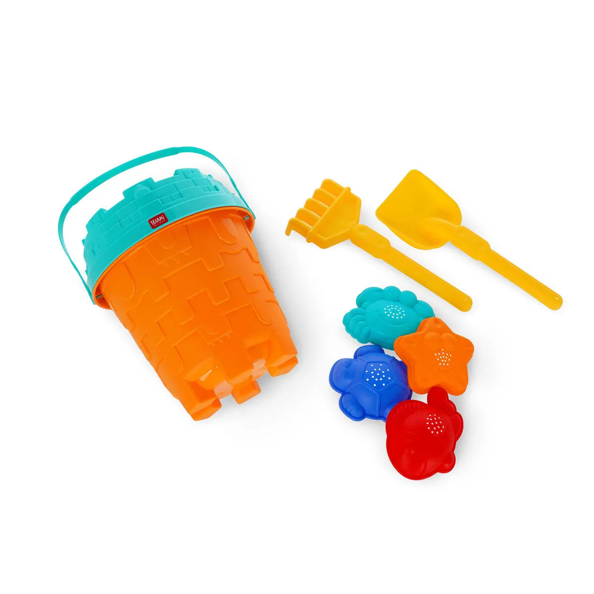 Legami Bucket And Sand Mould Set - Beach Toys