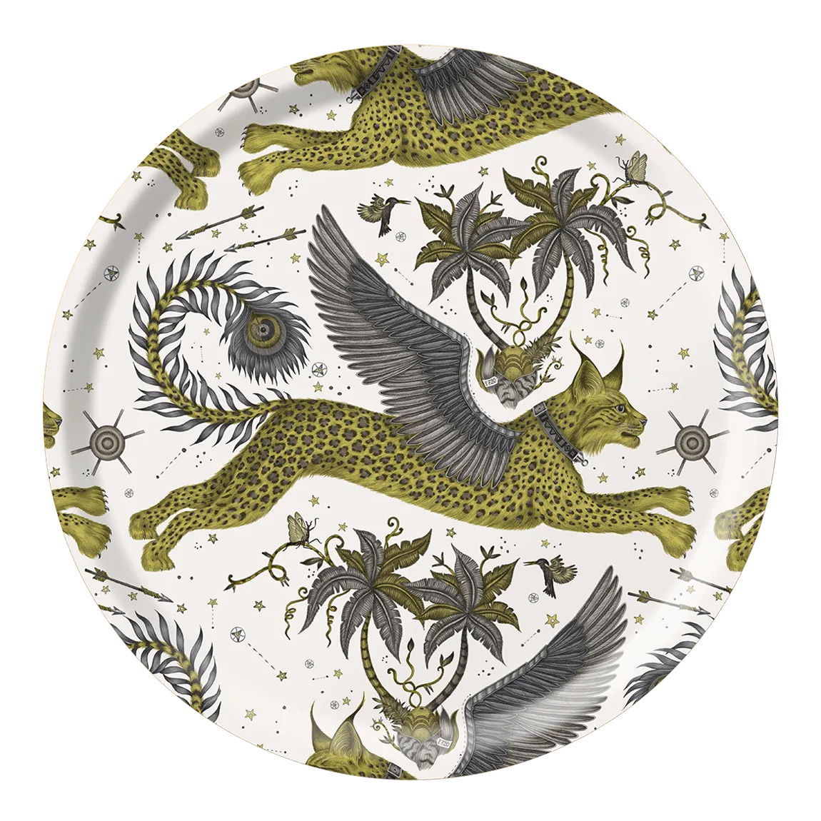 Lynx Round Tray