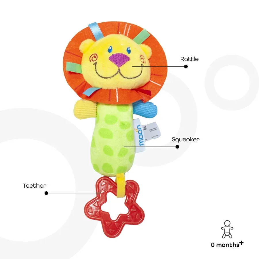 Moon Soft Rattle Toy - Lion