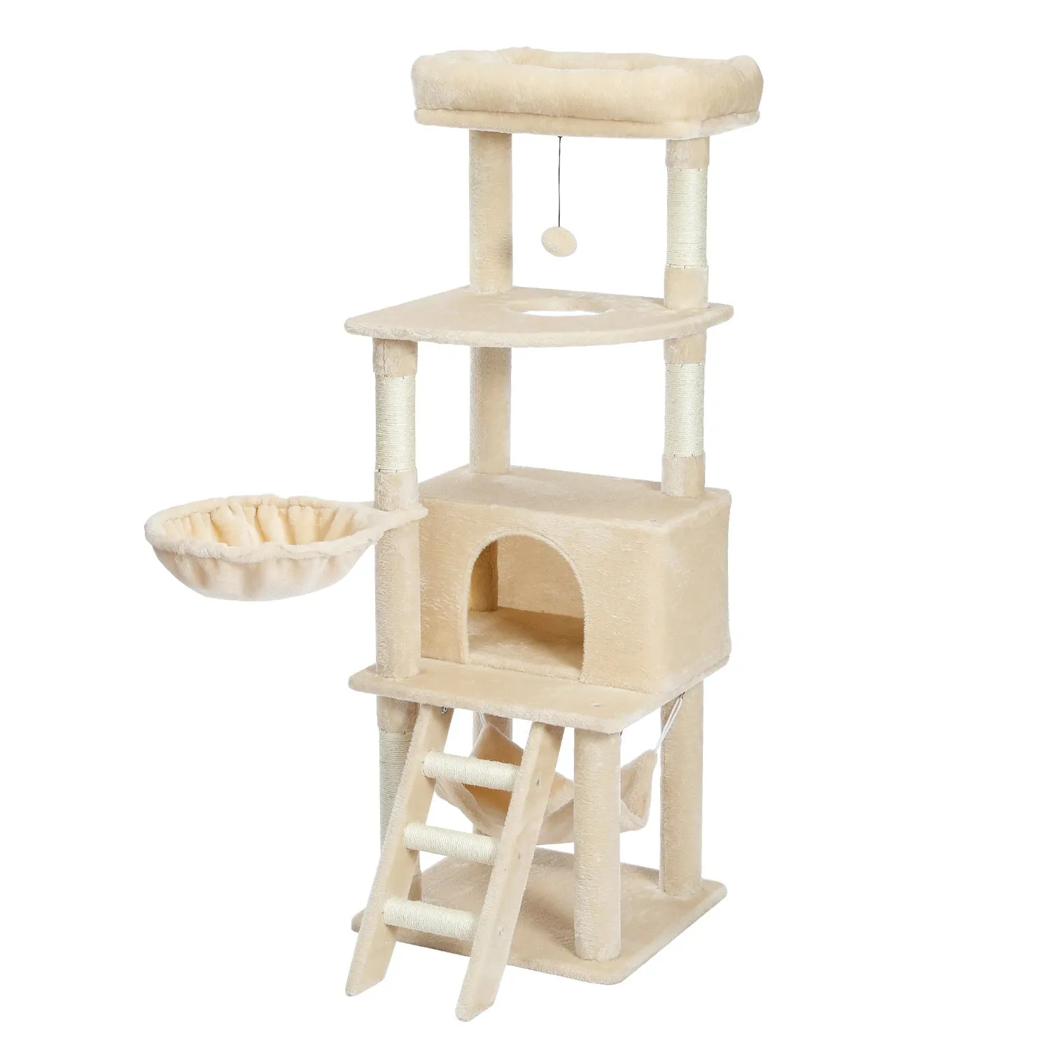 Multi-Level Cat Tree with Condo and Scratching Posts