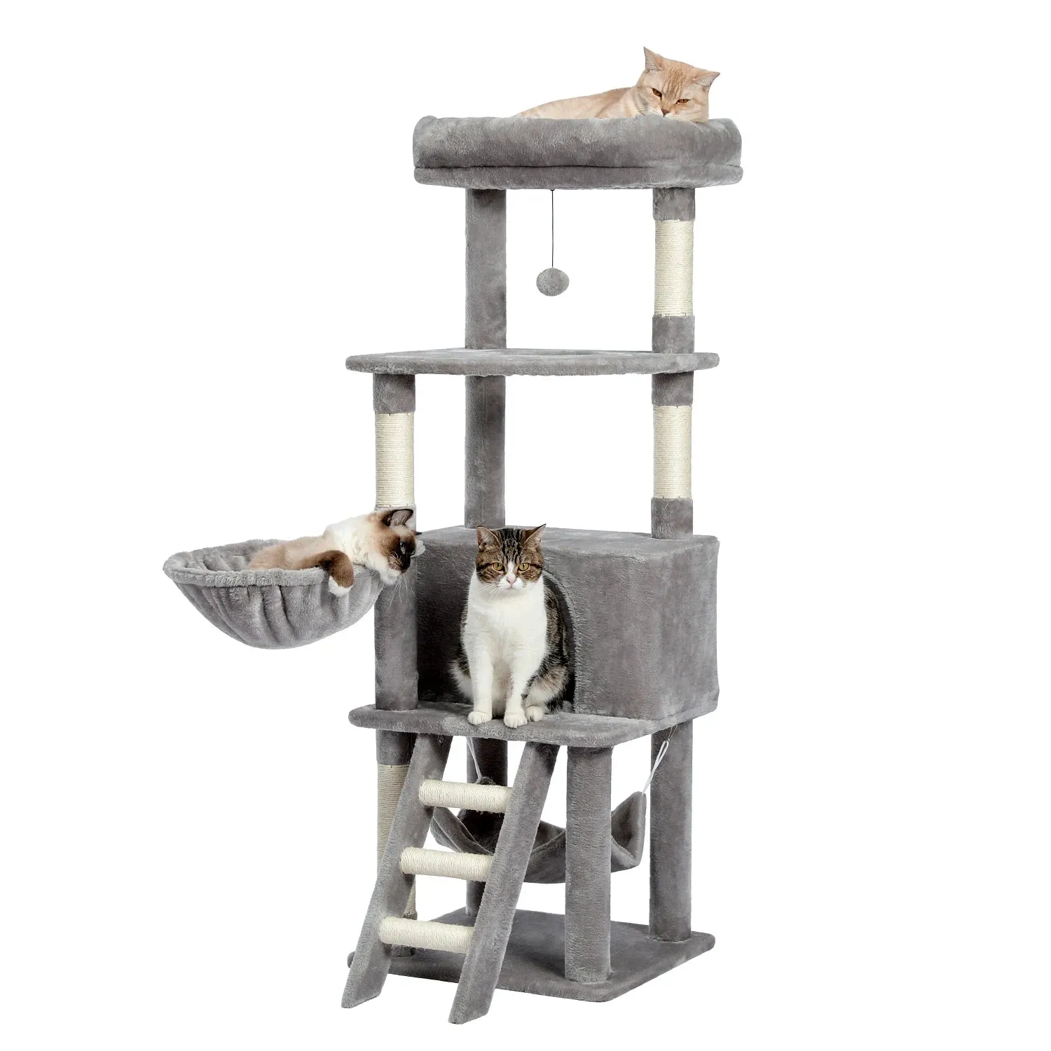 Multi-Level Cat Tree with Condo and Scratching Posts