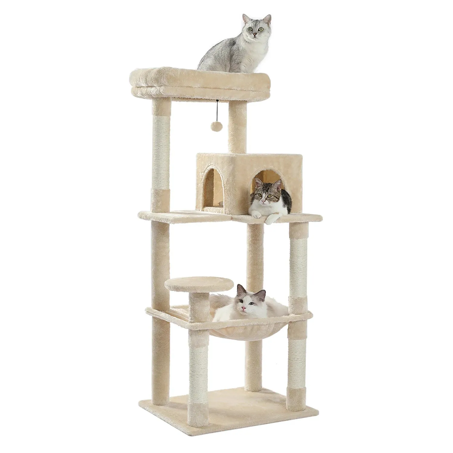 Multi-Level Cat Tree with Condo and Scratching Posts