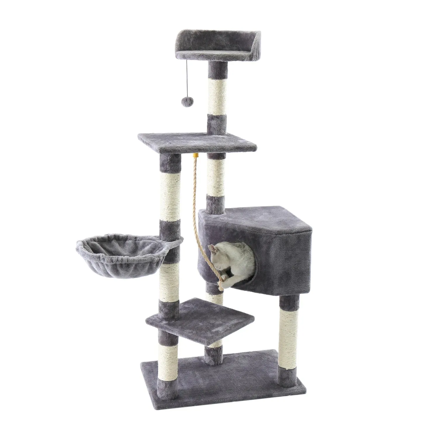 Multi-Level Cat Tree with Condo and Scratching Posts