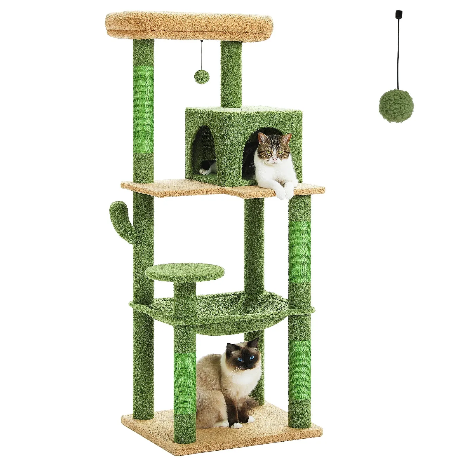 Multi-Level Cat Tree with Condo and Scratching Posts