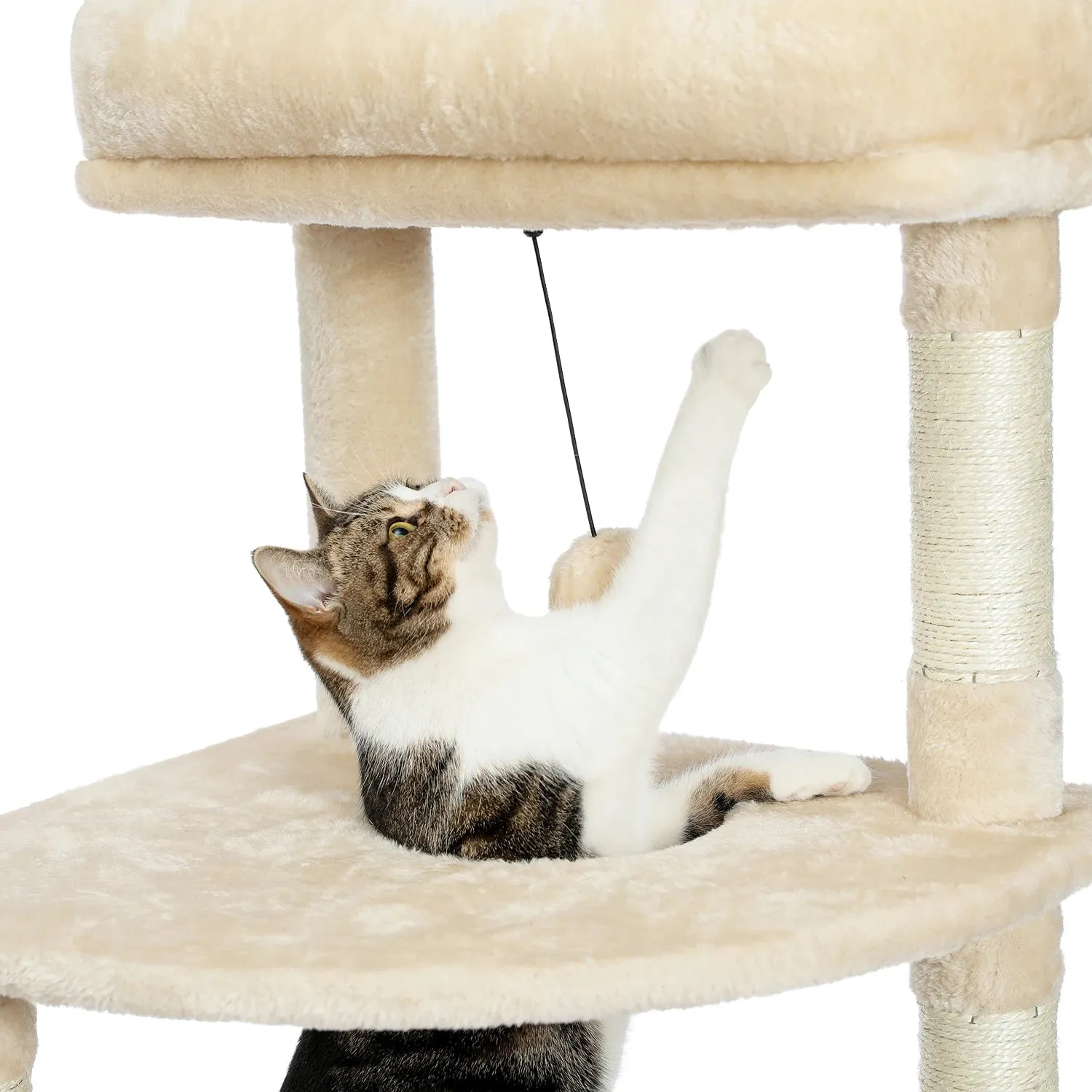 Multi-Level Cat Tree with Condo and Scratching Posts