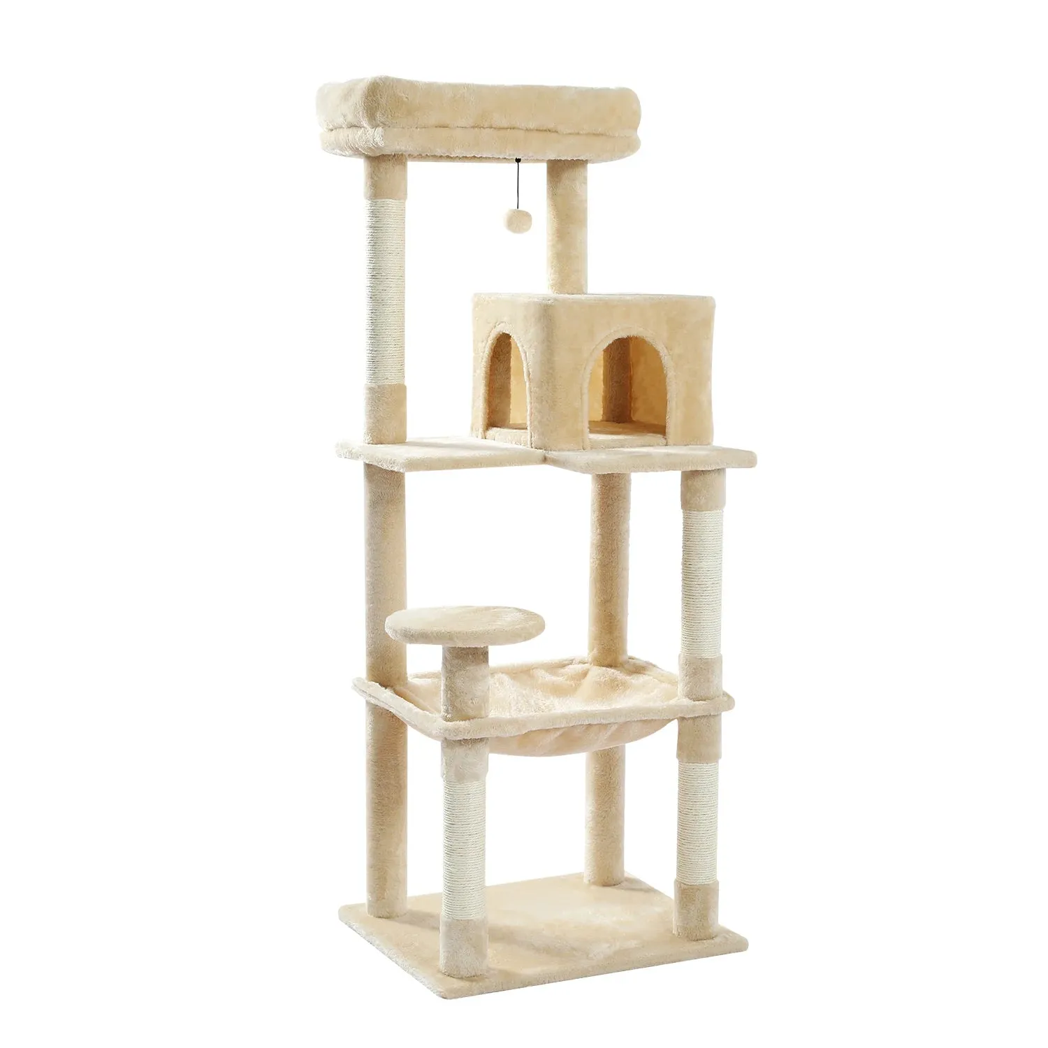 Multi-Level Cat Tree with Condo and Scratching Posts