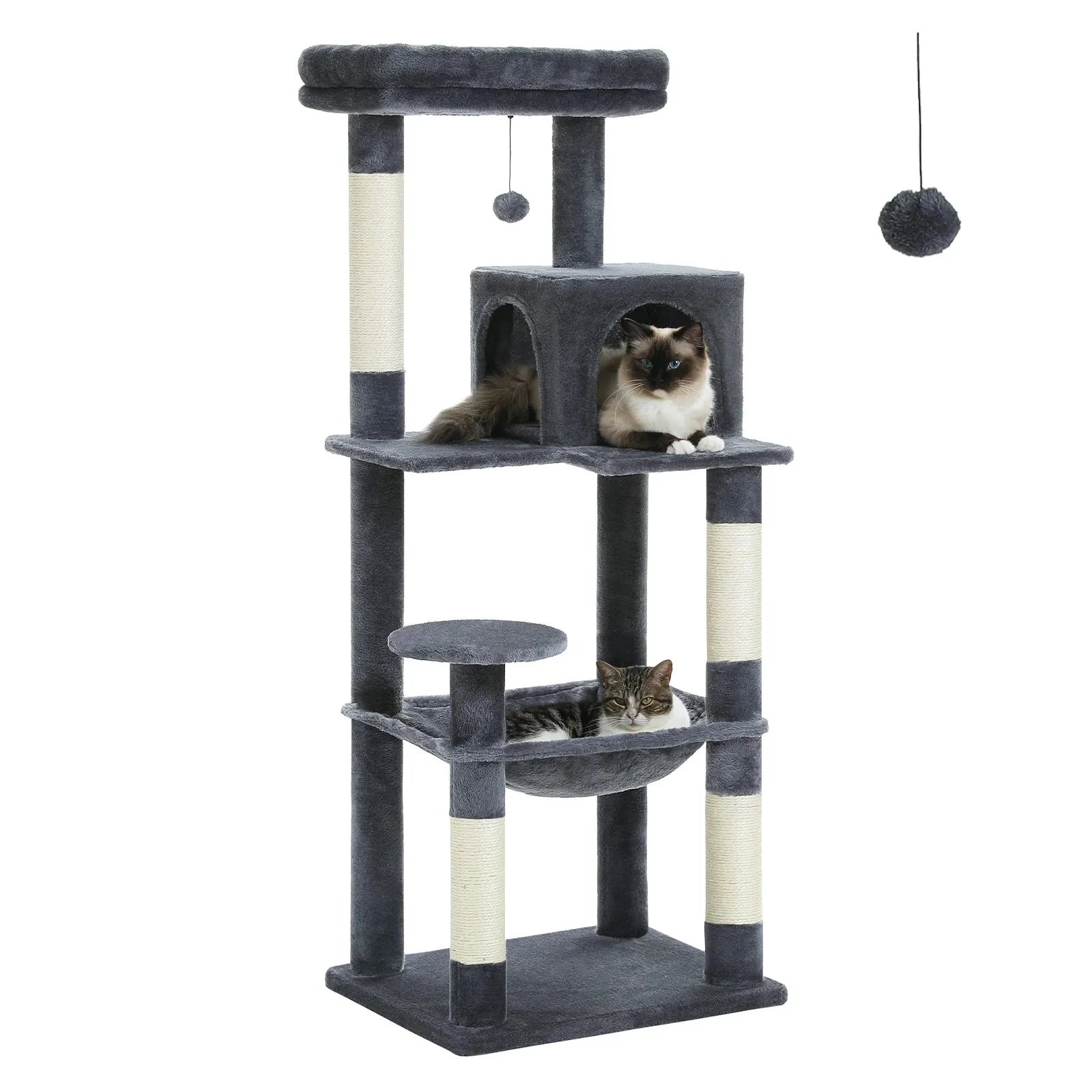 Multi-Level Cat Tree with Condo and Scratching Posts