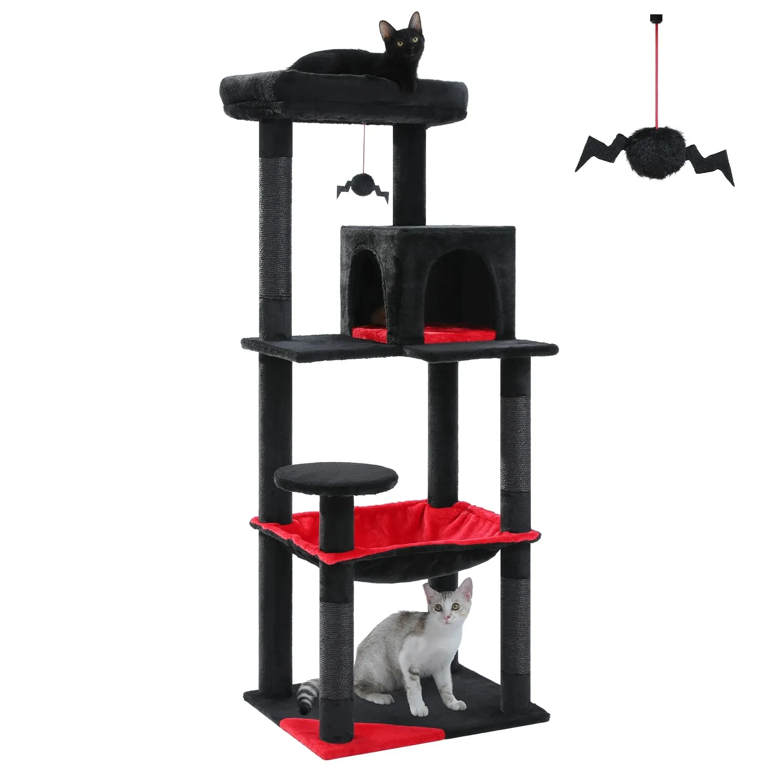 Multi-Level Cat Tree with Condo and Scratching Posts