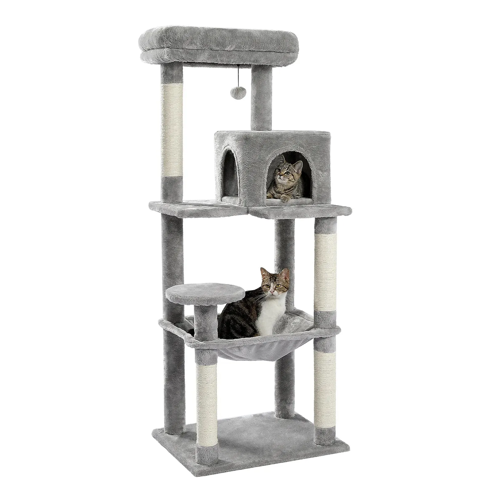 Multi-Level Cat Tree with Condo and Scratching Posts