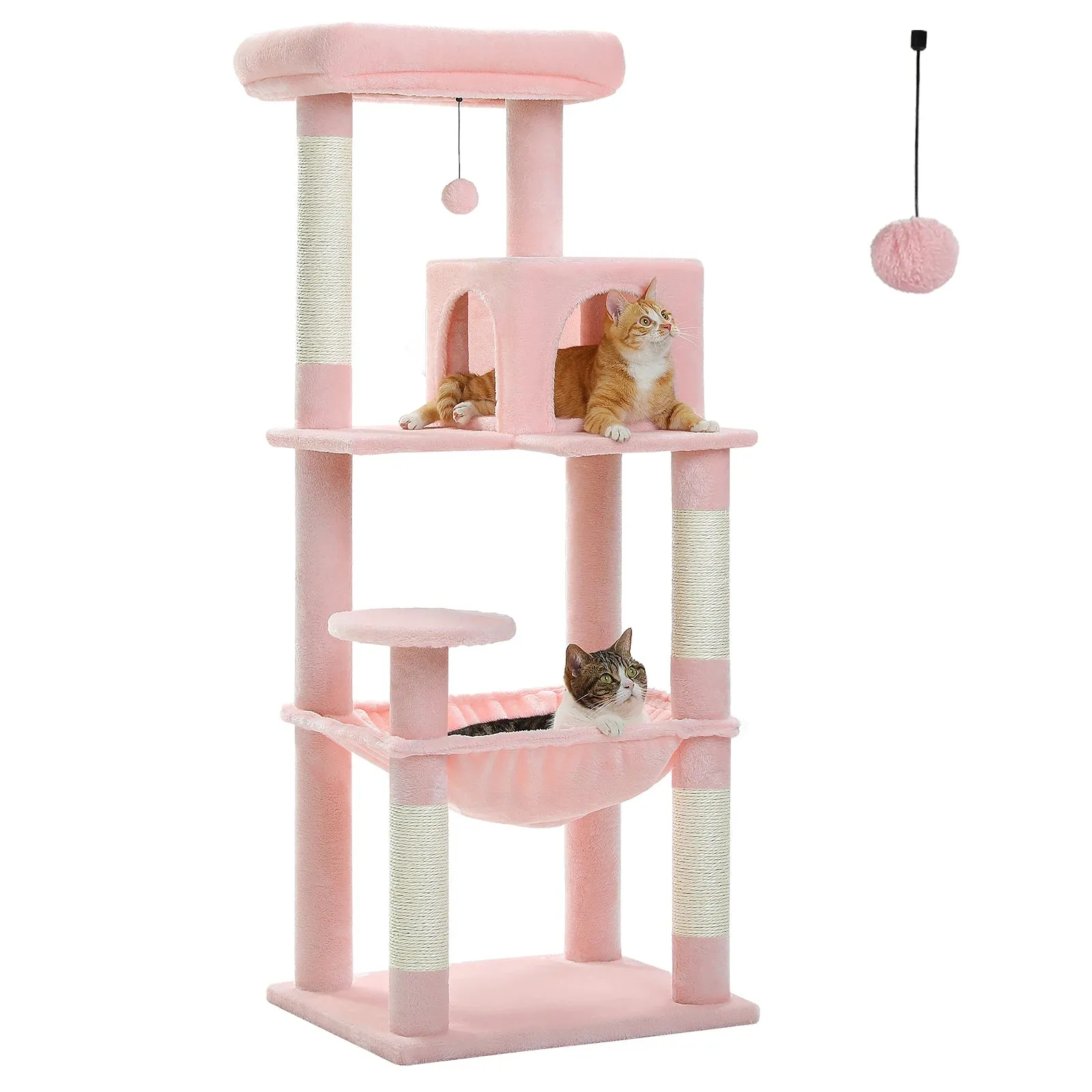 Multi-Level Cat Tree with Condo and Scratching Posts